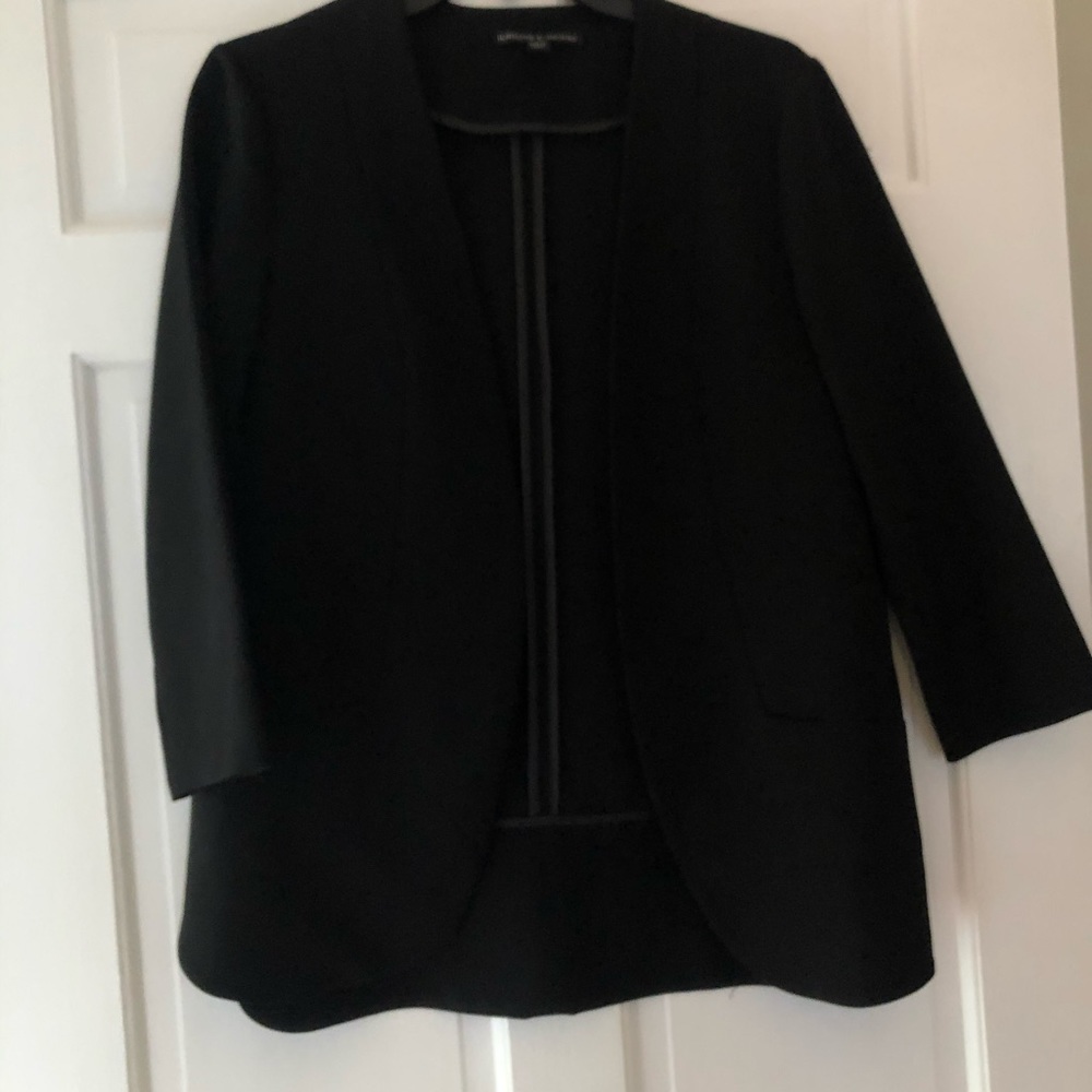 Harlowe & Graham Shawl Like Black Blazer